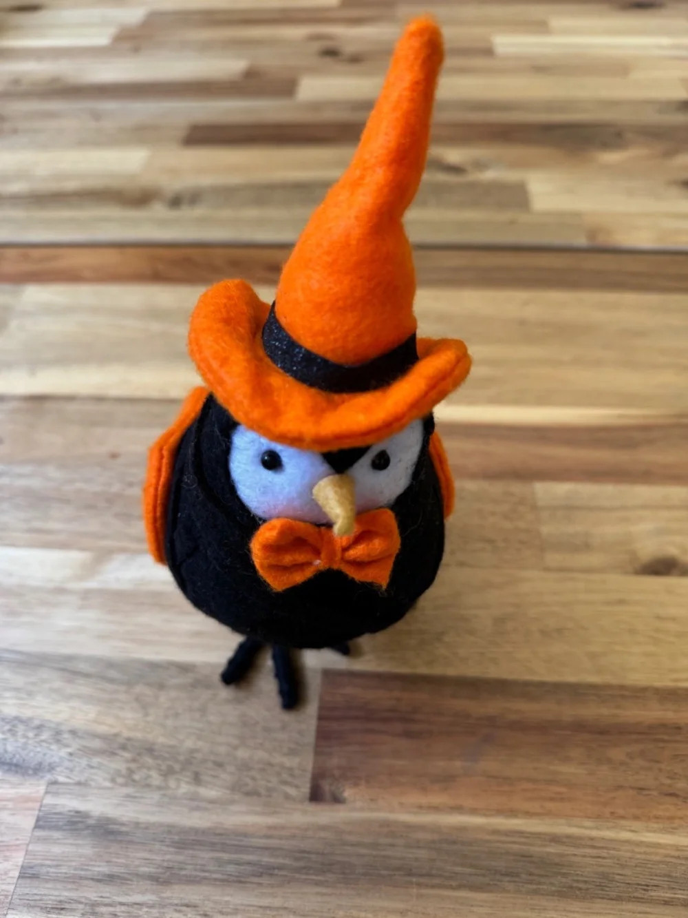 Target Halloween orange witch hat bird - Featherly Friends